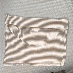 American Eagle Striped Fold Over Tube Top – Size XL